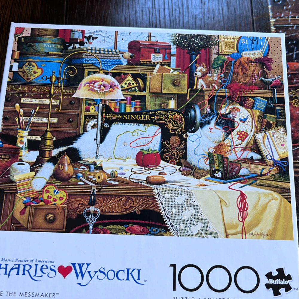 Buffalo 1000 pc puzzle-Charles Wysocki